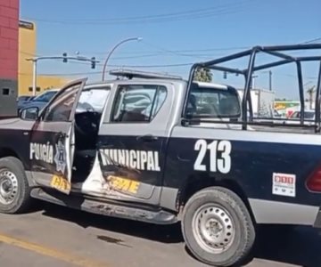 Aparatoso choque deja a un policía gravemente lesionado