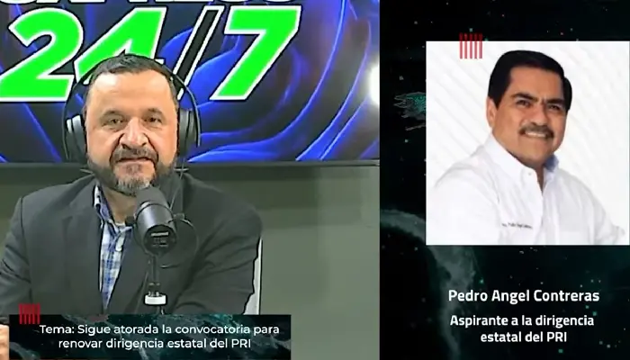 Expreso 24/7: Pedro Ángel Contreras levanta la mano por la dirigencia del PRI estatal