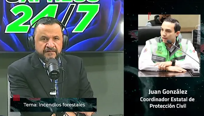 Expreso 24/7: Incendio activo en Aconchi y Rayón, sofocado en un 30%, informa Protección Civil