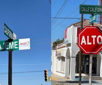 Jalo por Obregón rehabilita señalamientos de la avenida Cajeme