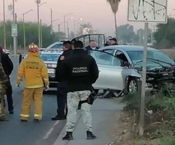 Aparatoso choque deja un hombre sin vida; se impactó contra un camión de carga