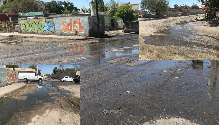 Que se preocupen por la salud de los niños: fuga de aguas negras en colonia Palo Verde sigue sin atenderse