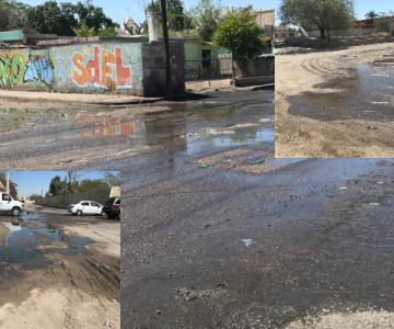 Que se preocupen por la salud de los niños: fuga de aguas negras en colonia Palo Verde sigue sin atenderse