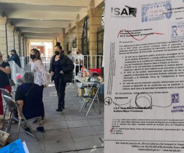 ISAF se deslinda en caso Ayuntamiento - jubilados y pensionados