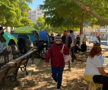 Unión de Pepenadores retiran plantón frente a Palacio Municipal