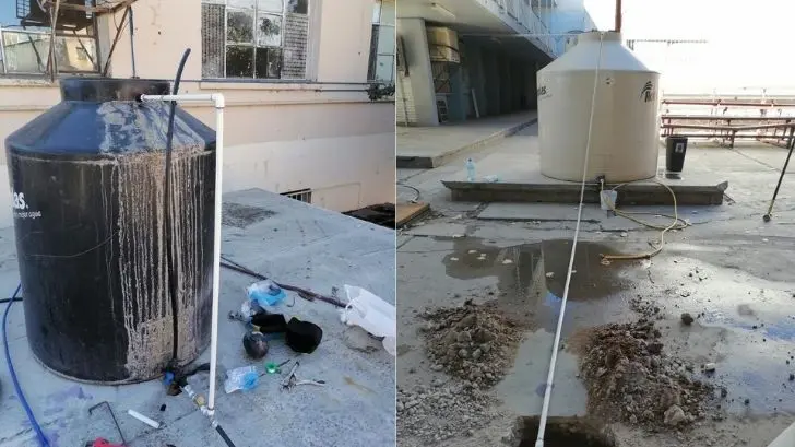 Reparan fugas de agua y drenaje en escuelas de Nogales