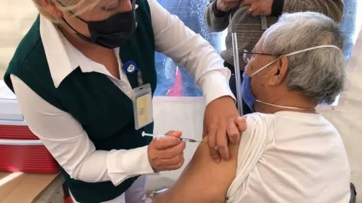 Vacunación al sur de Sonora; 90% de población con esquema completo