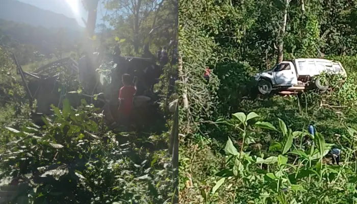 Víctimas de accidente automovilístico viajaban amenazados a Revocación de Mandato