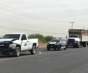 Salida Hermosillo-Kino presentó accidente de tránsito