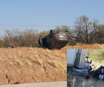 Carretera Hermosillo-Guaymas protagoniza dos accidentes en minutos