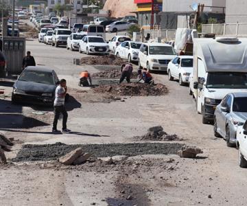 Inicia programa de bacheo en las principales vialidades de Nogales