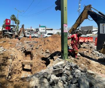 Ojo si circulas por Encinas y Américas; obra de Aguah afecta transito