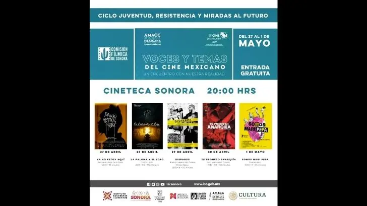 Cineteca Sonora presenta ciclo Juventud, resistencia y miradas al futuro