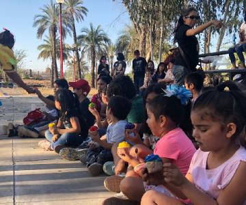 Festejan el Día del Niño en La Sauceda