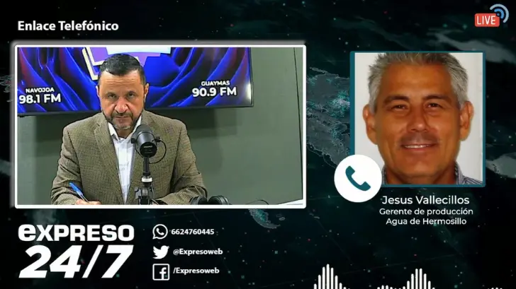 Fue culpa de la CFE: Agua de Hermosillo sobre desabasto al sur