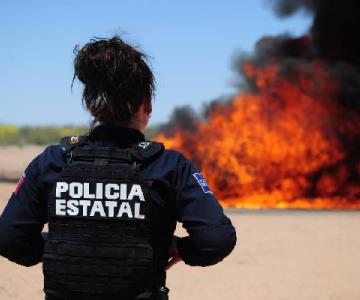 Autoridades incineran más de 4 mil 500 kilos de drogas