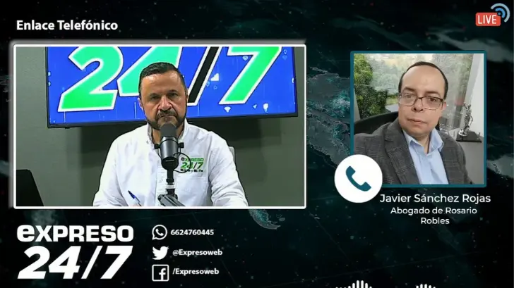 Rosario Robles tiene derecho a ser tratada como inocente: abogado Sánchez Rojas
