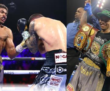 Shakur Stevenson acaba con Óscar Valdez y unifica los títulos Superpluma