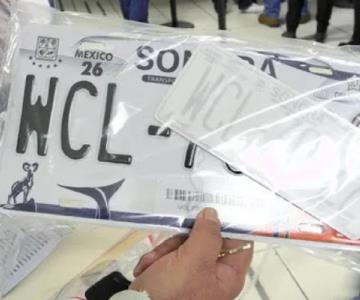 Llegará remesa de placas a Sonora