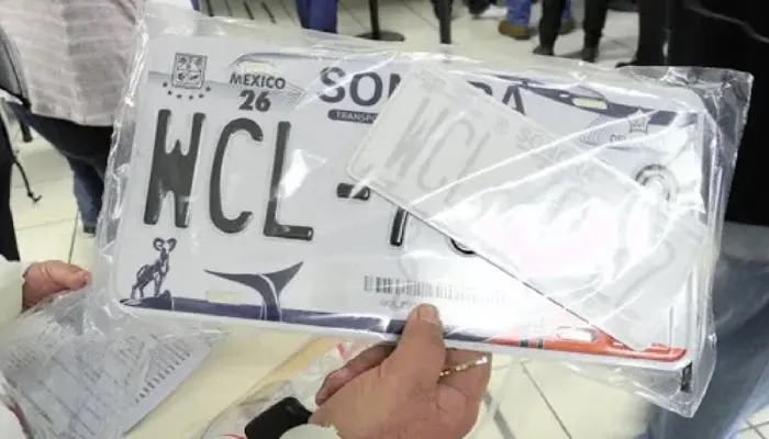 Ya hay placas para regularizados, anuncia Secretaría de Hacienda de Sonora