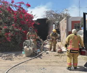 Navojoa: Por incinerar basura, incendia su domicilio