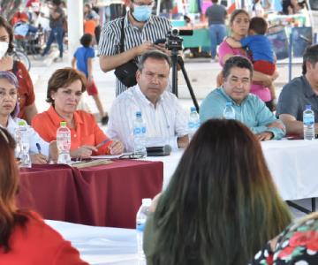 Autoridades de seguridad se reúnen con vecinos de la Nuevo Hermosillo