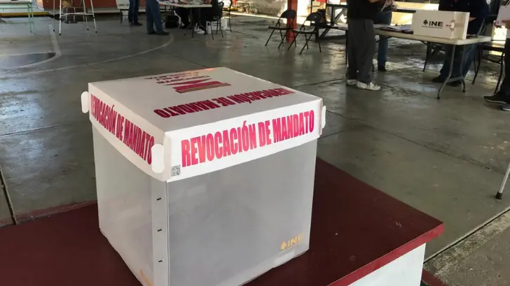 Sólo el 13.91% del padrón de Sonora participó en la Consulta de Revocación de Mandato