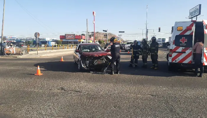 Accidente sobre el Vado del Río deja una mujer herida