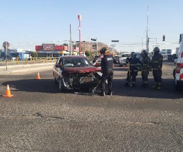 Accidente sobre el Vado del Río deja una mujer herida