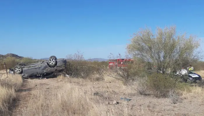 Hermosillo: Accidente en la carretera 26 deja un muerto y tres heridos