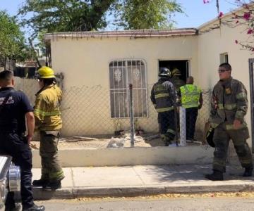 Se derrumba el techo en un domicilio y cae sobre adulto mayor