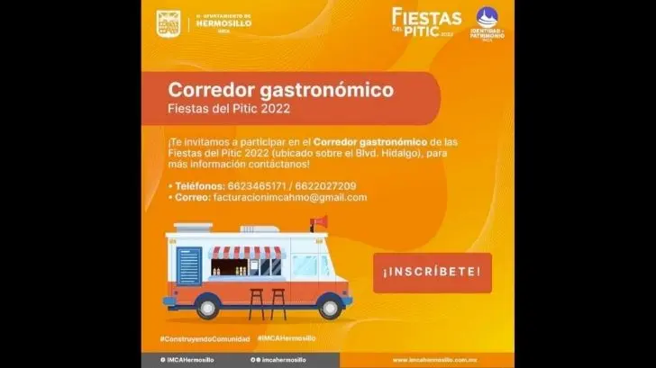Fiestas del Pitic 2022; IMCA invita a comerciantes a formar parte del evento