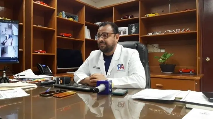 He´ctor Manuel Esparza Ledezma, Director General del Hospital Infantil del Estado de Sonora (Foto: Alfredo Villela)