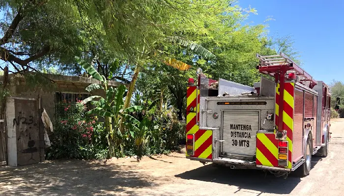 Incendio al sur de Hermosillo quedó en un susto gracias a la acción de vecinos