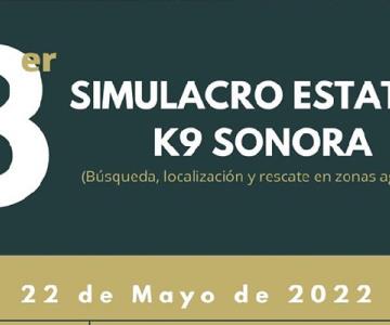 Simulacro K9 Sonora preparará para rescates de personas desaparecidas