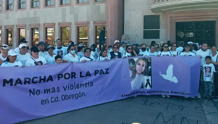 Marchan en Cajeme por las víctimas de la violencia