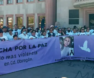 Marchan en Cajeme por las víctimas de la violencia