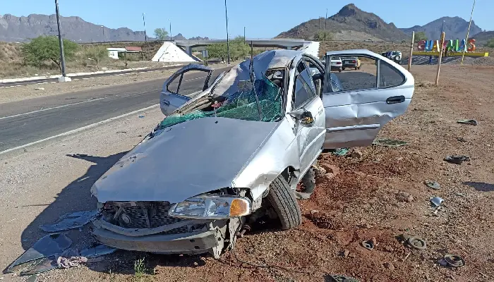 Volcamiento en San Carlos deja cuatro personas lesionadas