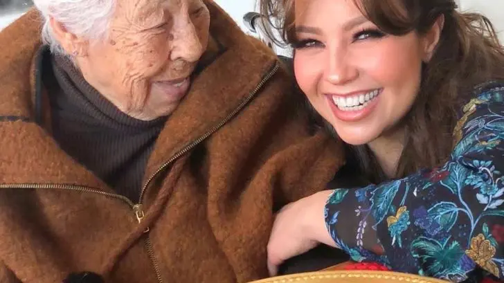 Fallece doña Eva Mange, abuela de Thalía y Laura Zapata