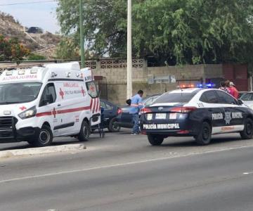 Motociclista queda lesionado tras accidente en Camino del Seri