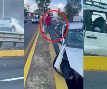 Video: ingresa en sentido contrario a carretera Morelia-Salamanca y provoca fuerte accidente