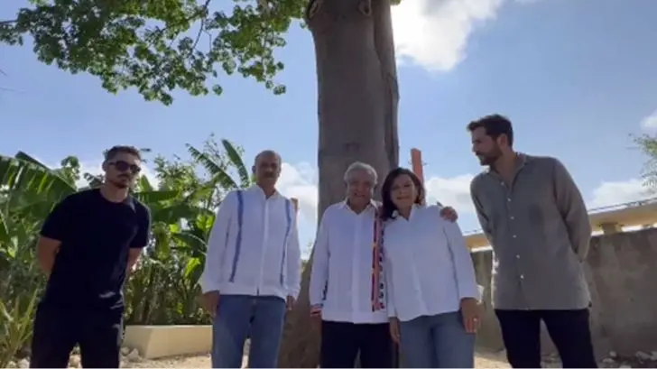 Esto es Tabasco y no como lo pintan: AMLO supervisa nuevo malecón de Villahermosa