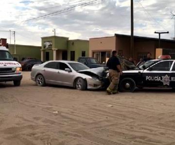 SLRC: Choque de patrulla con unidad civil deja herido a oficial