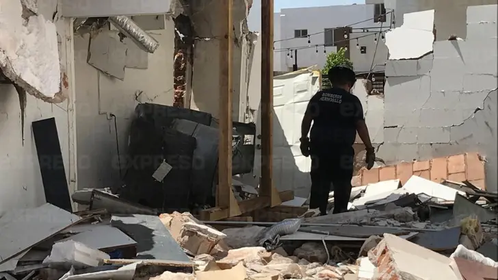 Demolerán vivienda que explotó en Rivello Residencial