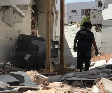 Demolerán vivienda que explotó en Rivello Residencial