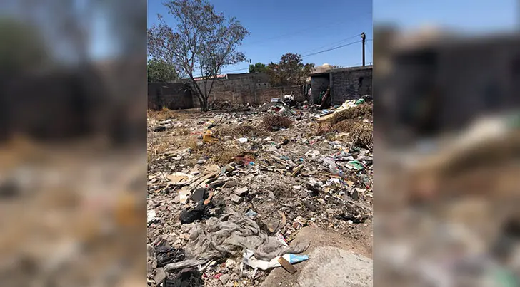 Lote baldío en la colonia Las Torres causa problemas a los vecinos